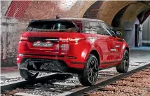  ??  ?? The new Evoque looks similar to the last one, but is quite a different beast underneath.