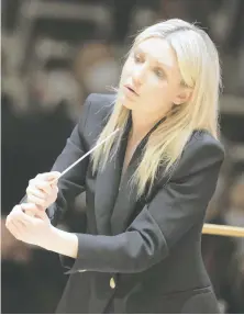  ?? PETER ADAMIK ?? Conductor-pianist Vanessa Benelli Mosell will launch Classical Afterworks in January 2025, a new concept for the VSO.