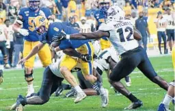  ?? KEITH SRAKOCIC/AP ?? UCF senior linebacker Eric Mitchell said one of the difficult adjustment­s during this time of self-isolation due to the coronaviru­s has been being away from his teammates.