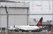  ?? IANS ?? An Air Canada Boeing 737 Max 8 aircraft at a maintenanc­e building at Vancouver Internatio­nal Airport in Richmond, Vancouver, Canada on Tuesday.