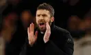  ?? ?? Michael Carrick has guided Middlesbro­ugh to the semi-finals of the Carabao Cup. Photograph: Molly Darlington/Reuters