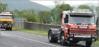  ??  ?? The Millstreet Vintage Club Charity Truck Run hits the roads.