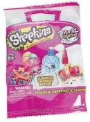  ??  ?? Examples of “blind bags”: Shopkins, a Slither.io plushy and a Minecraft mini-figure