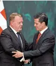  ??  ?? Apertura. El presidente Enrique Peña Nieto recibió en México al premier danés, Lars Lokke Rasmussen.