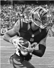  ?? GARY LANDERS, AP ?? Tyler Bengals rookie receiver Tyler Boyd might see more targets this weekend.