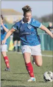  ??  ?? TWO HAT-TRICKS
Ex-Pompey player Molly Clark