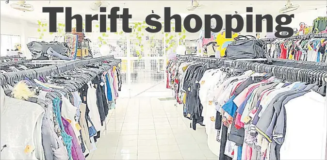  ?? Picture: FILE/VALUE CITY ?? Navigating the world of thrift shopping requires a blend of tact, diligence, and savvy consumeris­m to reap its full benefits, writes the Consumer Council of Fiji.