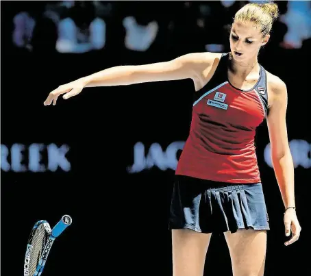  ?? Až do letošní účasti ve čtvrtfinál­e bylo pro Karolínu Plíškovou na Australian Open maximem třetí kolo. FOTO ČTK/ AP ?? Nejlepší výsledek v Melbourne.