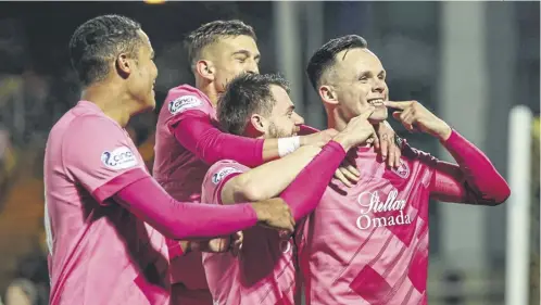  ?? PICTURE: RODDY SCOTT/SNS GROUP ?? Lawrence Shankland has brought plenty of smiles to Hearts fans this season, so the club will be hoping to keep the striker at Tynecastle beyond the end of the transfer window