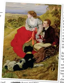  ?? ?? LOVERS: Byron and Mary
Chaworth by Ford Maddox Brown, 1874
