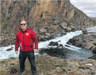  ?? HANDOUT ?? Tax and estate planner Jamie Golombek takes in Nunavut’s beauty.