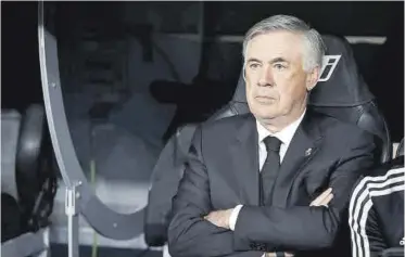  ?? // EFE ?? Ancelotti, en el banquillo del Bernabéu