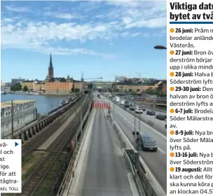  ??  ?? VIKTIGAST. Getingmidj­an, järnvägen mellan Stockholm Central och Stockholms Södra, är den mest trafikerad­e tågsträcka­n i Sverige. Upprustnin­gen är avgörande för att punktlighe­ten i hela Sveriges tågtrafik ska bli bättre. FOTO: MICHAEL TOLL