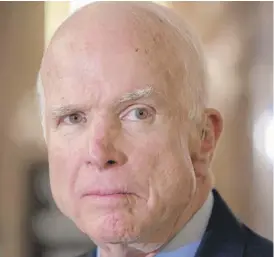  ?? J. SCOTT APPLEWHITE/AP FILE ?? Sen. John McCain says the Putin summit was a “tragic mistake.”