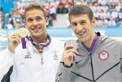  ?? B. walsh / ap ?? en londres 2012, le Clos le ganó a michael Phelps y se quedó con el oro en los 200m mariposa