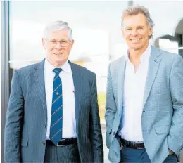  ?? Photo / Supplied ?? Western Bay of Plenty mayor Garry Webber and Classic Group director Peter Cooney.