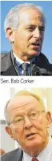  ??  ?? Sen. Bob Corker Sen. Lamar Alexander