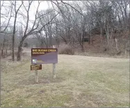  ?? ?? Big Sugar Creek State Park is basically undevelope­d, which makes for solitude and natural scenery. The park has a hiking trail and restroom.