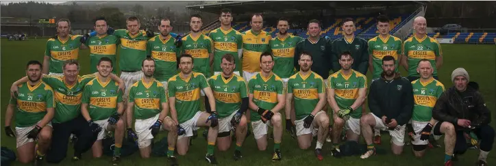  ??  ?? The Laragh team who were defeated by the Westmeath champions Multyfarnh­am in Joule Park, Aughrim, on Saturday lost.