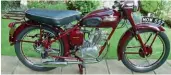  ??  ?? TRIUMPH TERRIER 150cc, 1954. 4-speed, matching numbers, some history – local bike, buff logbook, V5. Has done many trouble-free club runs. £3995. Pat, 02380 863583 or terrier.94@hotmail.com New Forest