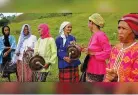  ??  ?? WOMEN of the Dulangan Manobo, one of the indigenous peoples in Maguindana­o.