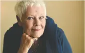  ?? AP PHOTO ?? In this Sept. 11, 2017 photo, Judi Dench, a cast member in the film Victoria and Abdul, poses for a portrait during the Toronto Internatio­nal Film Festival in Toronto.