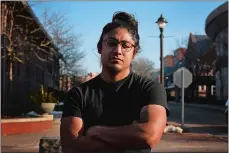  ?? TIM COOK/THE DAY ?? Eric Cruz Lopez is taking a year off from the University of Connecticu­t to focus his energy on working for Connecticu­t Students for a Dream.
