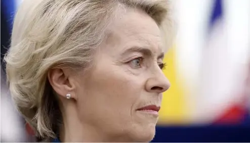  ?? ?? The possibilit­y that Commission chief Ursula von der Leyen mightn't now get the nod of both EU leaders and incoming MEPs this summer has become a more realistic prospect.