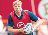  ??  ?? Jonny Gray will make his first appearance of the Scotland warm-ups against Georgia.