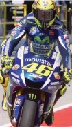  ?? LAPRESSE ?? Valentino Rossi, 36 anni