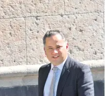  ?? /DANIEL GALEANA ?? Santiago Nieto dijo que su posible candidatur­a a la gubernatur­a de Querétaro está en manos de López Obrador