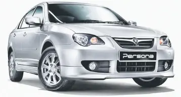  ??  ?? The Persona is available in three variants, namely standard, executive and premium (with and without body kit).