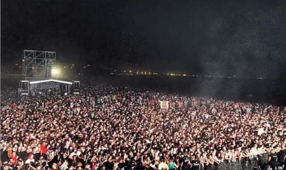  ?? . ?? La segunda edición del Barcelona Beach Festival se celebró en la Plata del Forum