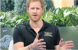  ??  ?? Prince Harry, speaking from Florida where the Invictus Games are being held, said he would like to find love and settle down one day