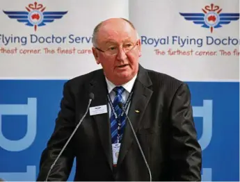  ?? PHOTOS: CONTRIBUTE­D ?? HEALTH LEADER: Retiring CEO Of RFDS Central Operations John Lynch says he is both humbled and privileged to have had the opportunit­y to work as a steward of the vision of RFDS founder John Flynn.