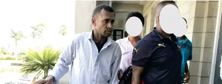  ?? Photo: Ashna Kumar ?? Nemani Ravia outside High Court in Suva on April 30, 2019.