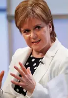  ??  ?? Trying again: Nicola Sturgeon