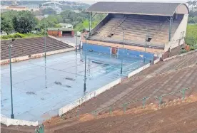  ?? SHELLEY KJONSTAD Independen­t Newspapers ?? THE Westridge Tennis Stadium is still a landmark venue in Durban. |