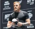  ??  ?? Conor McGregor.