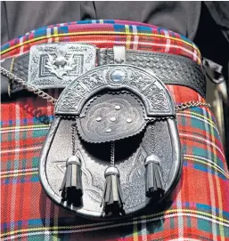 ?? Picture: Getty Images. ?? You don’t have to think hard to work out why Scotland’s national dress comprises thick woolly socks and several yards of heavy cloth.