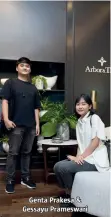  ??  ?? Genta Prakesa & Gessayu Prameswari