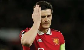  ?? 2024. Photograph: Tom Jenkins/The Guardian ?? Harry Maguire needs to play regularly to keep his place in the England squad before Euro