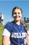  ?? KEITH GROLLER/THE MORNING CALL ?? Northern Lehigh junior Jordyn Hemingway has had a big offensive year for the Bulldogs.