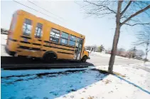  ?? BOB TYMCZYSZYN TORSTAR ?? School buses will be back in full force as students will return to in-school learning starting Monday.