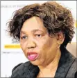  ??  ?? Angie Motshekga