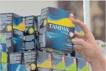  ?? RICH PEDRONCELL­I THE CANADIAN PRESS ?? A Halifax university has become the first in the province to offer its students free menstrual products.