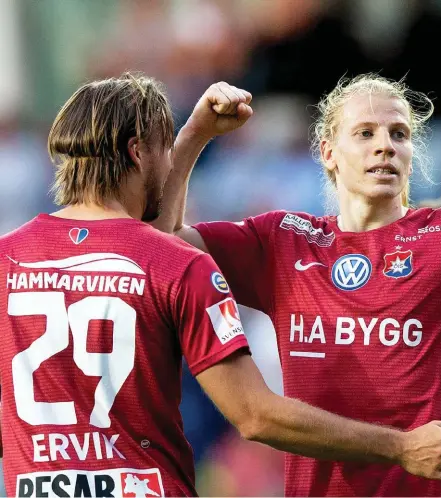  ??  ?? FORT FRAMÅT. För fyra år sedan spelade Gustav Ludwigson i division 4, för två år sedan spelade han i division 2. Nu står han noterad för fem superettan-starter.