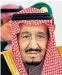  ?? Foto: AFP/Al-Jaloud ?? Der greise König Salman kondoliert­e den USA.