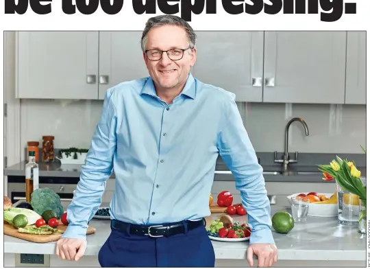  ??  ?? ‘MAKING MEMORIES’: Michael Mosley tries to treat his whole family – including the partners of his grown-up children – to a holiday once a year