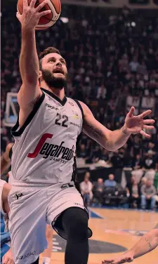  ?? CIAMILLO ?? Stefano Gentile, 28 anni, seconda stagione alla Virtus